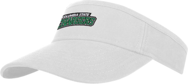 Columbia State CC Brushed Bull Denim Visor Columbia State Chargers - ONLINE ONLY