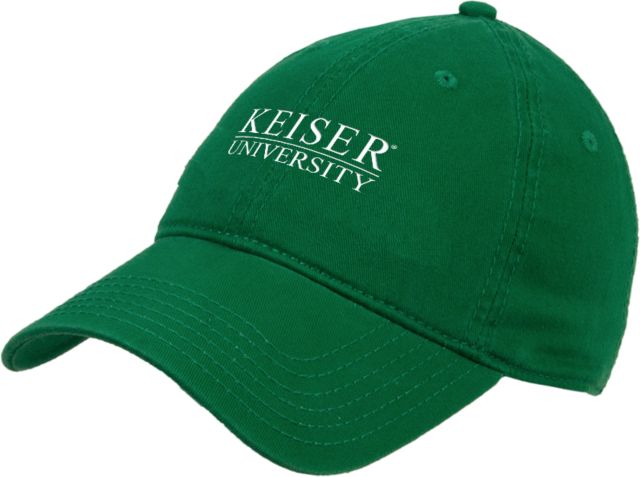 Keiser Unstructured Adjustable Low Profile Hat Keiser University Stacked - ONLINE ONLY