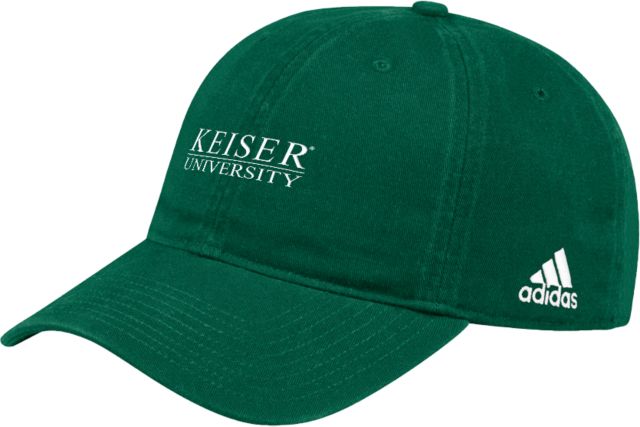 Keiser Adidas Adjustable Washed Slouch Keiser University Stacked - ONLINE ONLY