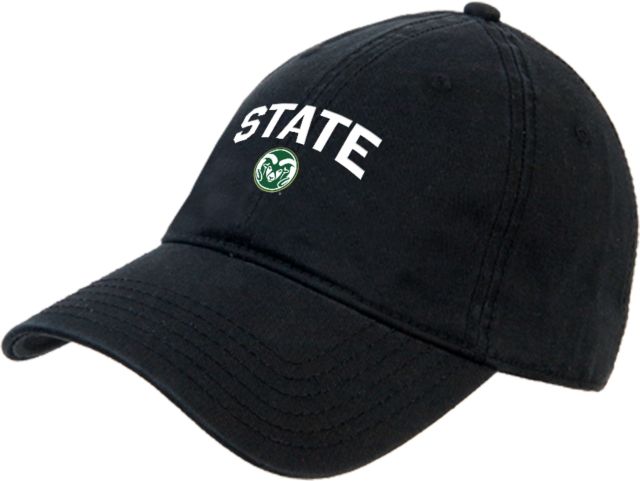 Colorado State Unstructured Adjustable Low Profile Hat Arched State w/ Colorado State Primary Mark