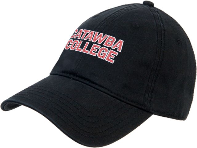 Catawba Unstructured Adjustable Low Profile Hat Catawba College Stacked - ONLINE ONLY