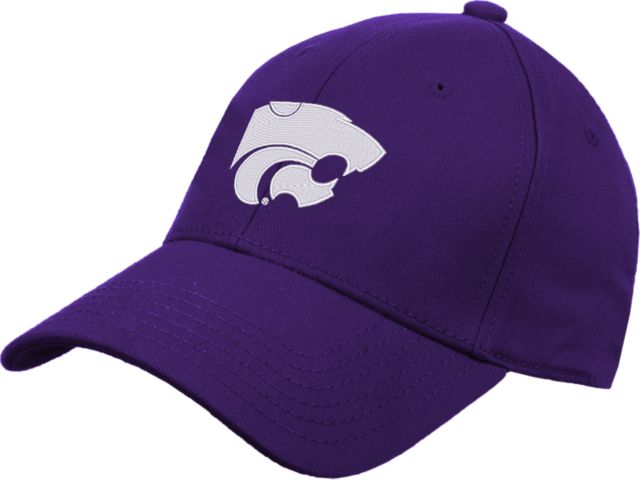 Kansas State Structured Adjustable Pro Style Hat K State Primary Athletic Mark - ONLINE ONLY