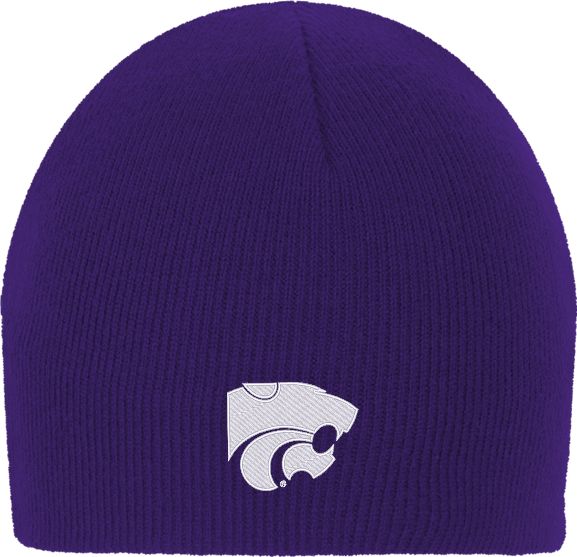 Kansas State Knit Beanie K State Primary Athletic Mark - ONLINE ONLY