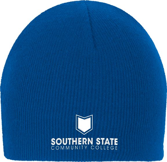 Southern State Knit Beanie Sothern State Community College Primary Mark Stacked - ONLINE ONLY