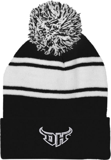 Cal State Domiguez Hills Two Tone Knit Pom Beanie w/Cuff Secondary Mark - ONLINE ONLY