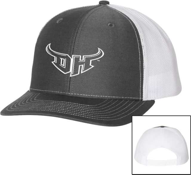 Cal State Domiguez Hills Richardson Charcoal/White Trucker Hat Secondary Mark - ONLINE ONLY