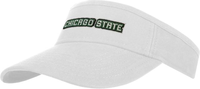 Chicago State Brushed Bull Denim Visor Chicago State - ONLINE ONLY