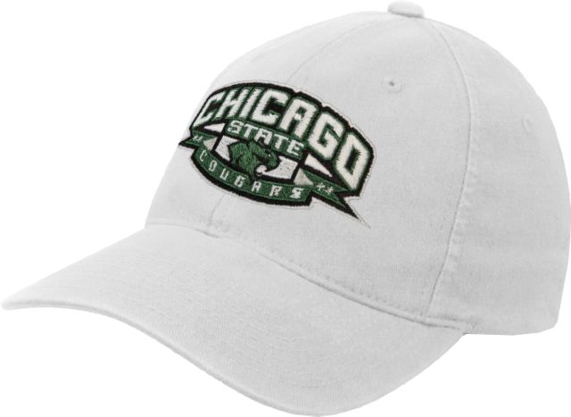 Chicago State Flexfit Structured Low Profile Hat Primary Mark - ONLINE ONLY