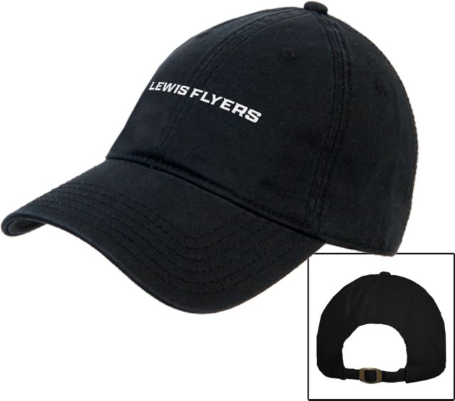 Lewis Unstructured Adjustable Low Profile Hat Lewis Flyers Wordmark - Horizontal