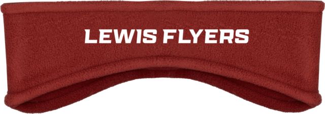 Lewis Stretch Fleece Headband Lewis Flyers Wordmark - Horizontal