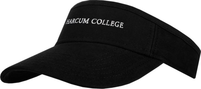 Harcum Brushed Bull Denim Visor Harcum College - ONLINE ONLY