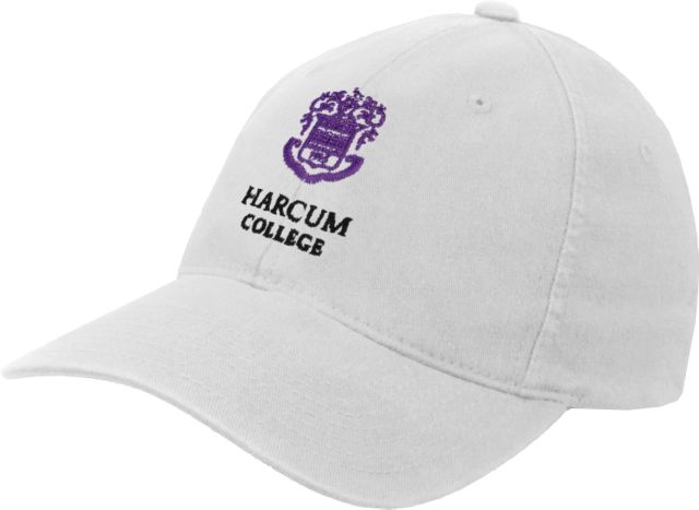Harcum Flexfit Structured Low Profile Hat Primary Mark - ONLINE ONLY