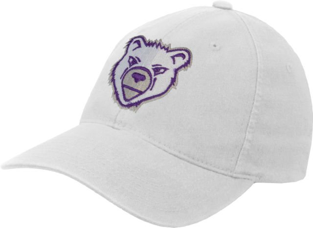 Harcum Flexfit Structured Low Profile Hat Bear Head - ONLINE ONLY