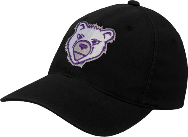 Harcum Flexfit Structured Low Profile Hat Bear Head - ONLINE ONLY