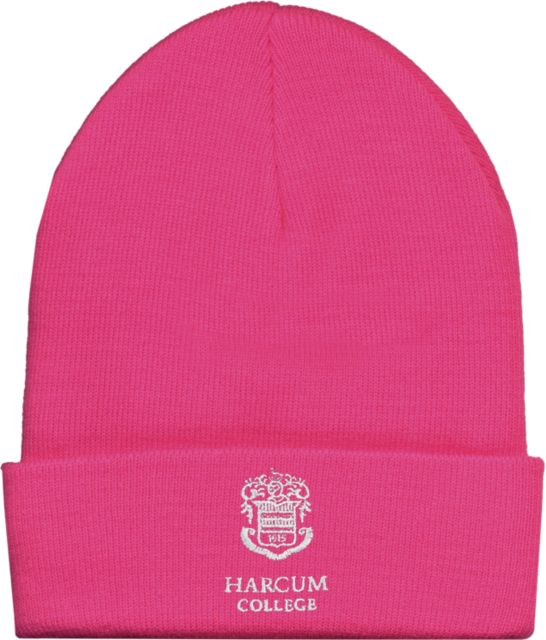 Harcum Fleece Lined Knit Beanie Primary Mark - ONLINE ONLY
