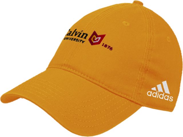 Calvin Univ Adidas Slouch Unstructured Low Profile Hat University Logo 1876 Horizontal - ONLINE ONLY