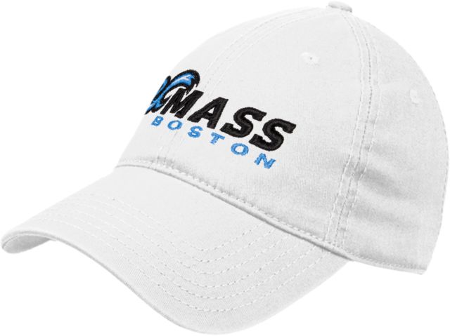UMass Boston Twill Unstructured Low Profile Hat UMass Boston Horizontal - ONLINE ONLY