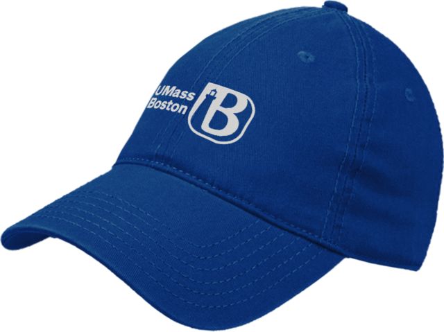 UMass Boston Unstructured Adjustable Low Profile Hat UMass Boston Wordmark - ONLINE ONLY