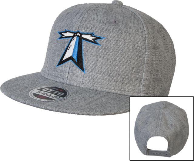 UMass Boston Wool Blend Flat Bill Snapback Hat Lighthouse - ONLINE ONLY