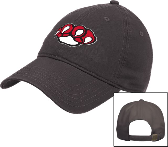 Erie CC Unstructured Adjustable Low Profile Hat SUNY Erie Mascot Paw - ONLINE ONLY