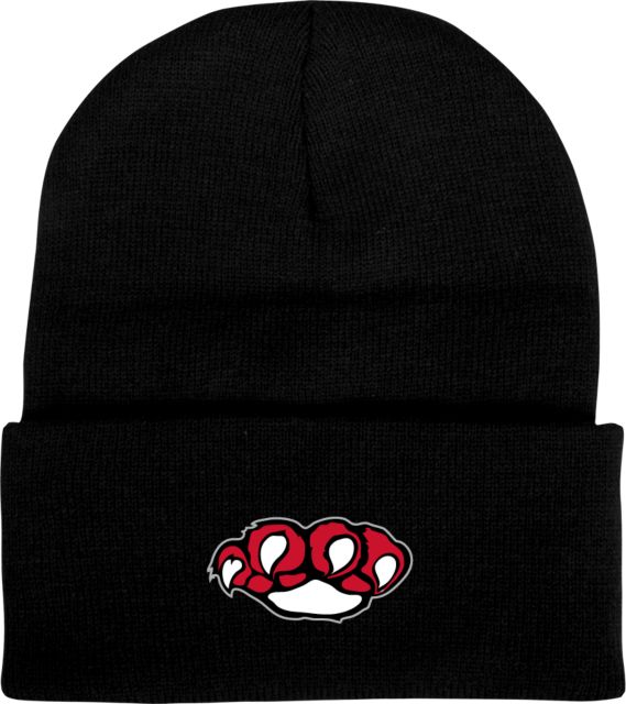 Erie CC Knit Beanie w/Cuff SUNY Erie Mascot Paw - ONLINE ONLY