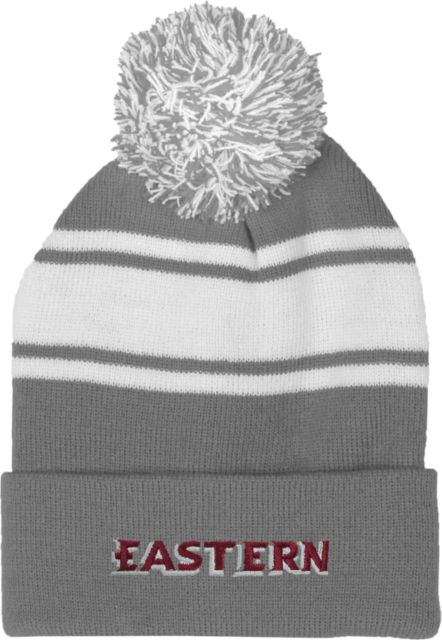 Eastern Two Tone Knit Pom Beanie w/Cuff Eastern Wordmark - ONLINE ONLY