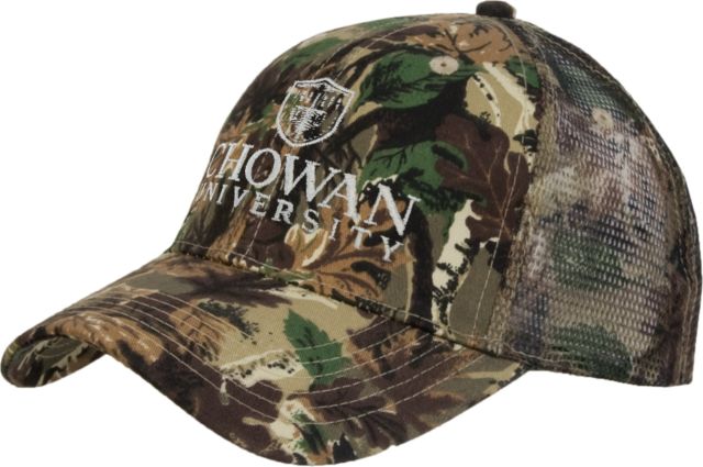 Chowan Camo Pro Style Mesh Back Structured Hat Primary Mark - ONLINE ONLY