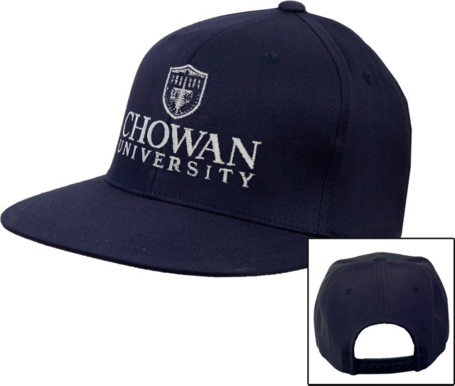 Chowan Flat Bill Snapback Hat Primary Mark - ONLINE ONLY