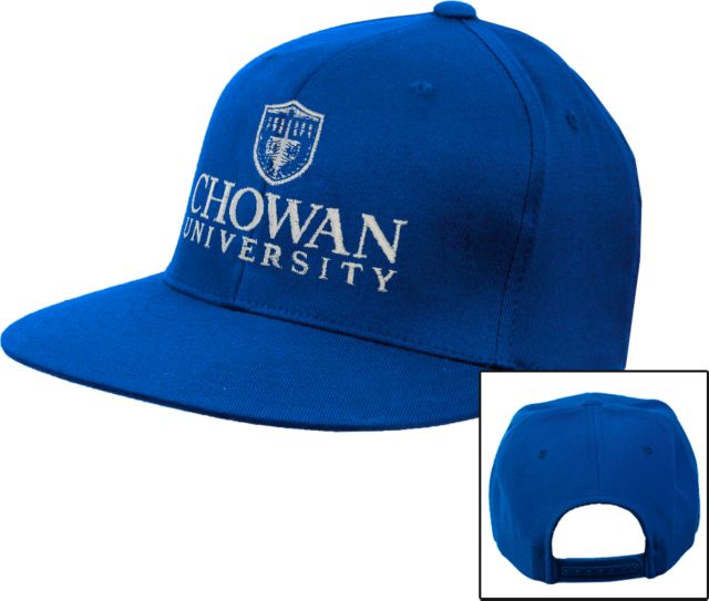 Chowan Flat Bill Snapback Hat Primary Mark - ONLINE ONLY