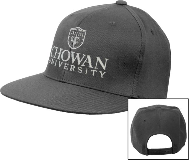 Chowan Flat Bill Snapback Hat Primary Mark - ONLINE ONLY