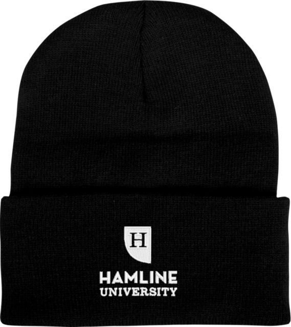 Hamline Knit Beanie w/Cuff Primary - ONLINE ONLY