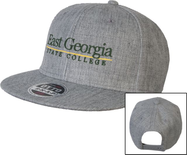 East Georgia State Wool Blend Flat Bill Snapback Hat Primary Mark - ONLINE ONLY