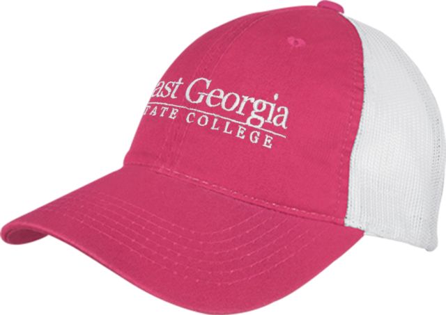 East Georgia State Mesh Back Unstructured Low Profile Hat Primary Mark - ONLINE ONLY