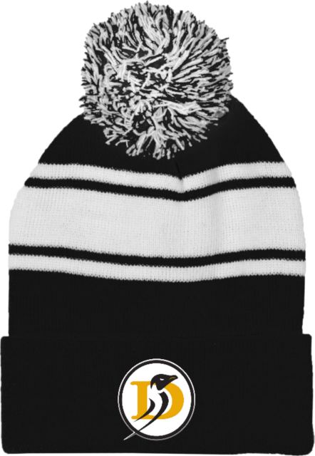 Dominican Two Tone Knit Pom Beanie w/Cuff Dominican University of Califonia - Primary Athletics Mark - ONLINE ONLY