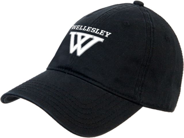 Wellesley Unstructured Adjustable Low Profile Hat Wellesley Primary Athletic Mark - ONLINE ONLY