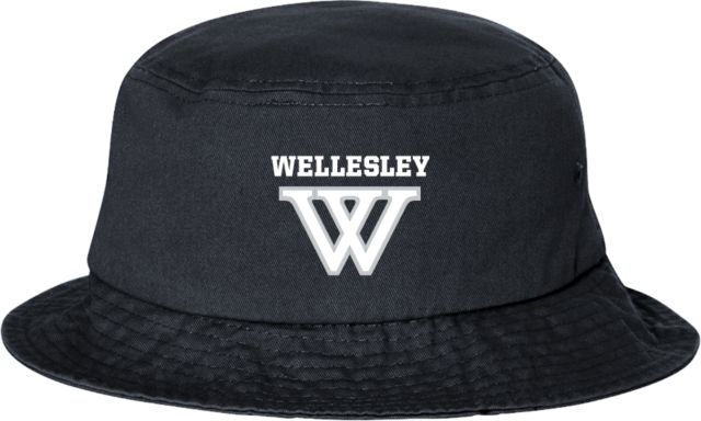 Wellesley Sportsman Bucket Hat Wellesley Primary Athletic Mark - ONLINE ONLY