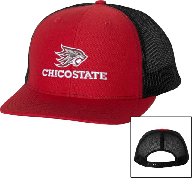 Chico State Richardson Trucker Hat Chico State Primary Mark EMB - ONLINE ONLY