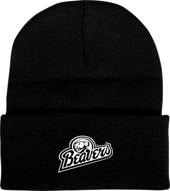 Bemidji State Knit Beanie w/Cuff BSU Beavers Script - ONLINE ONLY