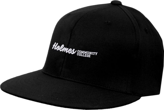Holmes Flat Bill Snapback Hat Homes Community College Flat - ONLINE ONLY