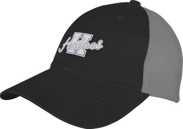 Holmes Mesh Back Unstructured Low Profile Hat Homes Primary Logo - ONLINE ONLY