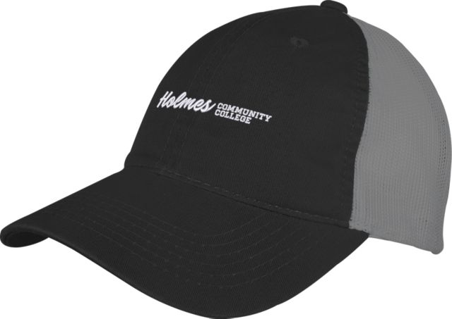 Holmes Mesh Back Unstructured Low Profile Hat Homes Community College Flat - ONLINE ONLY