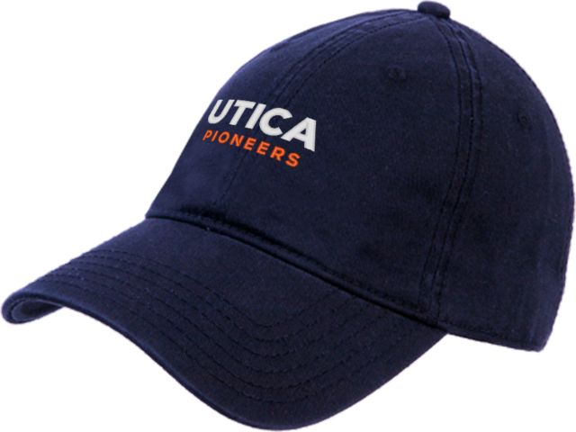 Utica Unstructured Adjustable Low Profile Hat Utica Pioneers Wordmark - Athletics - ONLINE ONLY