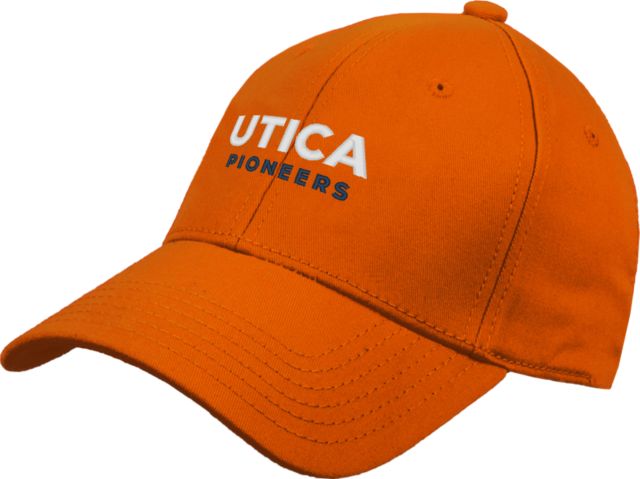 Utica Structured Adjustable Pro Style Hat Utica Pioneers Wordmark - Athletics - ONLINE ONLY