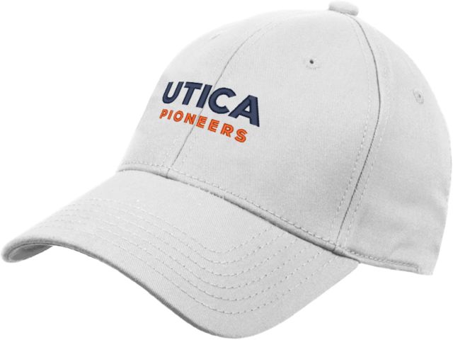 Utica Structured Adjustable Pro Style Hat Utica Pioneers Wordmark - Athletics - ONLINE ONLY