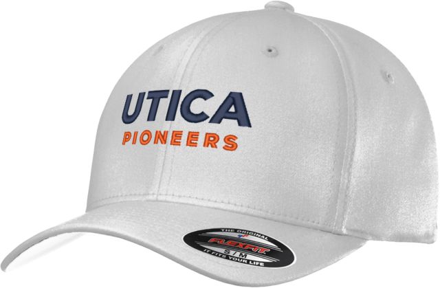 Utica Flexfit Structured Low Profile Hat Utica Pioneers Wordmark - Athletics - ONLINE ONLY