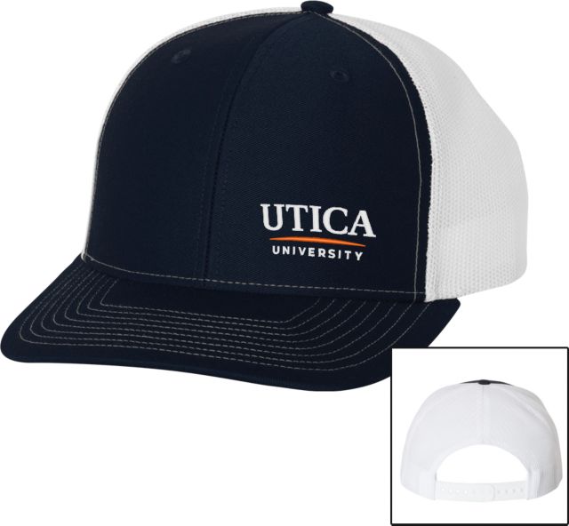 Utica Richardson Navy/White Trucker Hat Utica University - Insitutional Mark - ONLINE ONLY