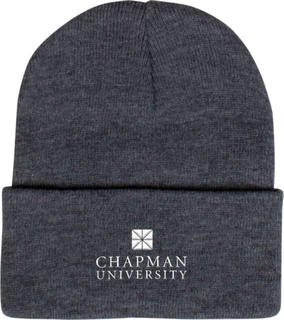 Chapman Knit Beanie w/Cuff Chapman University - Institutional Mark Vertical - ONLINE ONLY