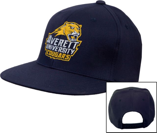 Averett Flat Bill Snapback Hat Primary Mark - ONLINE ONLY