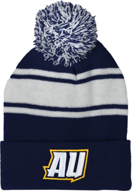 Averett Two Tone Knit Pom Beanie w/Cuff AU - ONLINE ONLY