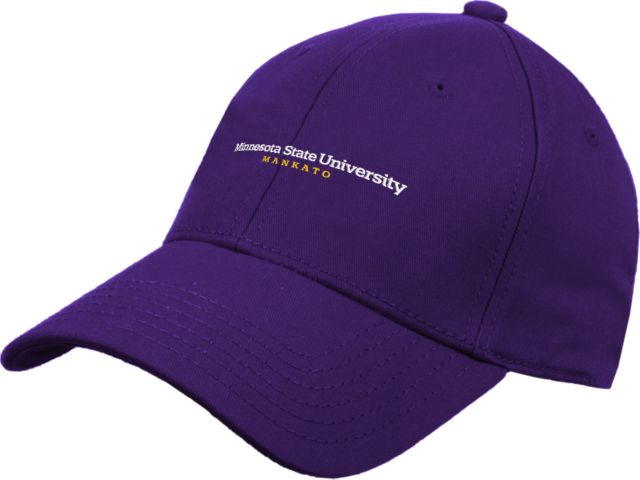 MSU Mankato Structured Adjustable Pro Style Hat Minnesota State University - Mankato Wordmark - ONLINE ONLY